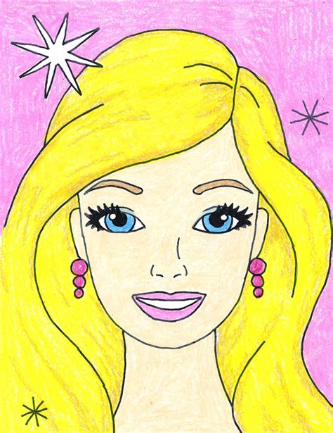 easy how to draw barbie|More.